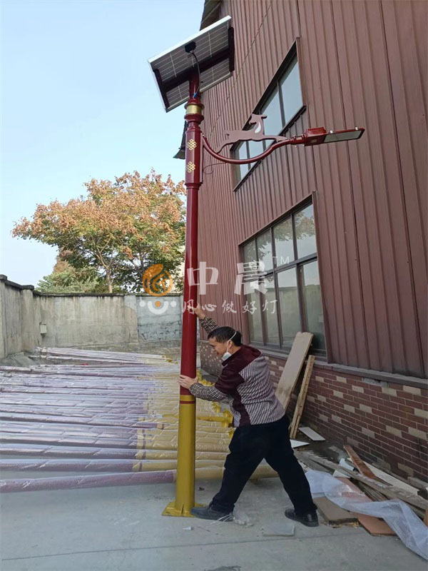 太阳能路灯安装案列图展示